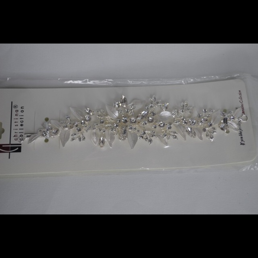 Christina collection bridal rhinestone headpiece